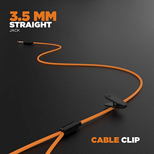boAt Bassheads 242 in Ear Wired Earphones with Mic(Orange) image 5