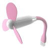Mini USB Fan Flexible fan For Laptop PC High Quality Portable Fan For Summer Cooling Computer Creative USB Gadget Multi Color USB Fan(Set of 4 Pcs) image 1