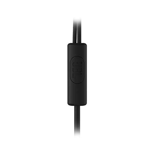 JBL C100SI Wired In Ear Headphones with Mic, JBL Pure Bass Sound, One Button Multi-function Remote, Angled Buds for Comfort fit (Black) image 3