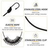 Portable Multi Functional Drying Rope with 12 Clips and 2 Hooks Durable Portable Outdoor Travel Clothesline Rope Clothes Hanging Hook (Multicolor) image 2