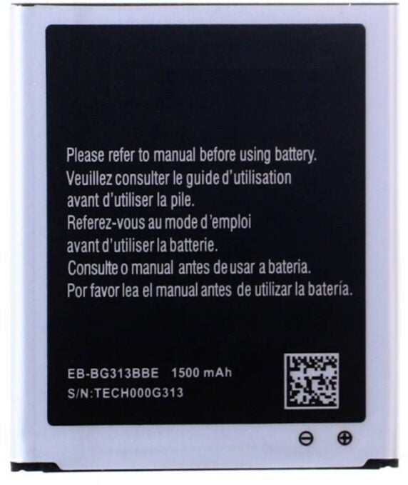 Original Compatible Battery For Samsung Galaxy Ace NXT G313 EB-BG313BBE1500mAh Genuine Battery image 0