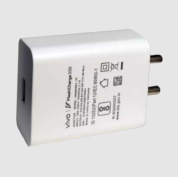 Original Vivo 44W Flash Charge Adapter USB-A, Compatible with Vivo V30/V30 Pro/X100/T3 5G/Neo 6/Z7/Z7 Pro/V23/V23e/V23 Pro/V25/V25e/V25 image 5