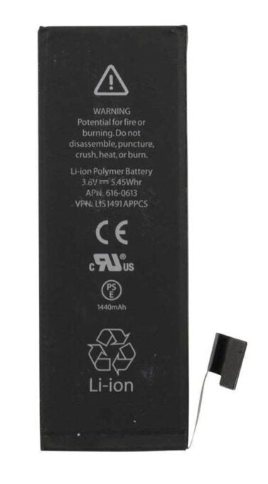 Original Compatible Battery For Apple iPhone 5S / 18S2001-SL / 18S2001-GL1450mAh Genuine Battery image 0