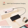 MI Power Bank Hypersonic 20000mAh 50W Lithium Polymer Supports Laptop Charging 50W Mobile Charging | Power Delivery 3.0 Fast Charging | Triple Output Port (Black) image 3