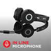 boAt Bassheads 900 Wired On Ear Headphones with Mic (Carbon Black) image 5
