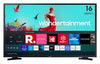Samsung 108 cm (43 inches) Wondertainment Series Full HD Smart LED TV UA43T5410KAXXL (Black-Hair Line) image 0