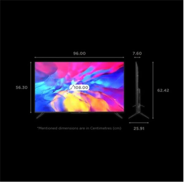 REALME 108 cm (43 inch) Ultra HD (4K) LED Smart Android TV image 12