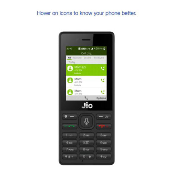 JIO Phone KeyPad Mobile 2.4 Inch Display | 2000 mAh Battery | Charger image 9