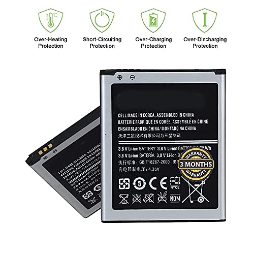 (100% Care OG) Mobile Battery 1500mAh Compatible for Samsung Galaxy Grand Duos S7562 / 7562 / Galaxy S3 Mini/Ace 2 i-8160 / S-7568 / i-8160 / S-7582 / i-8190 EB-425161LU image 3