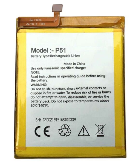 Original Compatible Battery For Panasonic P512500mAh Genuine Battery image 0