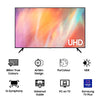 Samsung 139.7 cm (55 inches) 4K Ultra HD Smart LED TV UA55AU7700KLXL (Titan Gray) image 1