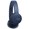 Sony WH-CH510, On-Ear Headphones, up-to 35Hrs Playtime, Headphone with Mic, Lightweight, Type-C, Play/Pause Control, 30mm Driver, BT Version 5.0 & Voice Assistant Support for Mobiles - Blue image 0