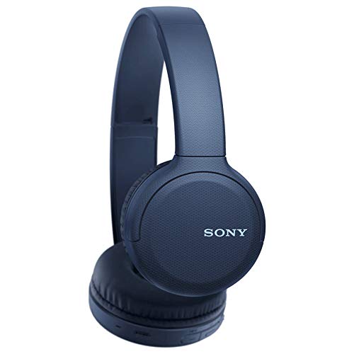 Sony WH-CH510, On-Ear Headphones, up-to 35Hrs Playtime, Headphone with Mic, Lightweight, Type-C, Play/Pause Control, 30mm Driver, BT Version 5.0 & Voice Assistant Support for Mobiles - Blue image 0