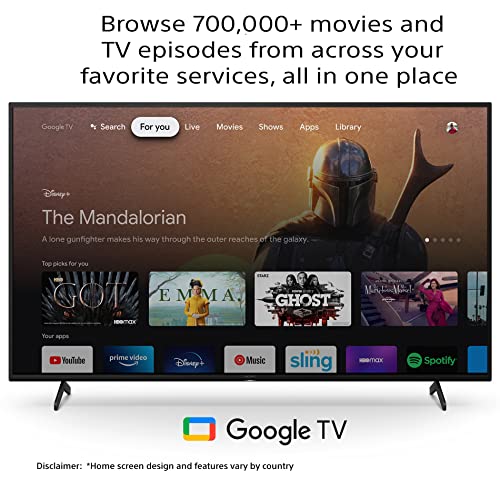 Sony Bravia 108 cm (43 inches) 4K Ultra HD Smart LED Google TV KD-43X74K (Black) image 1