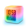 7 Colour Changing LED Digital Alarm Clock Table Watch with Date Time Temperature for Office Bedroom Multicolor image 0