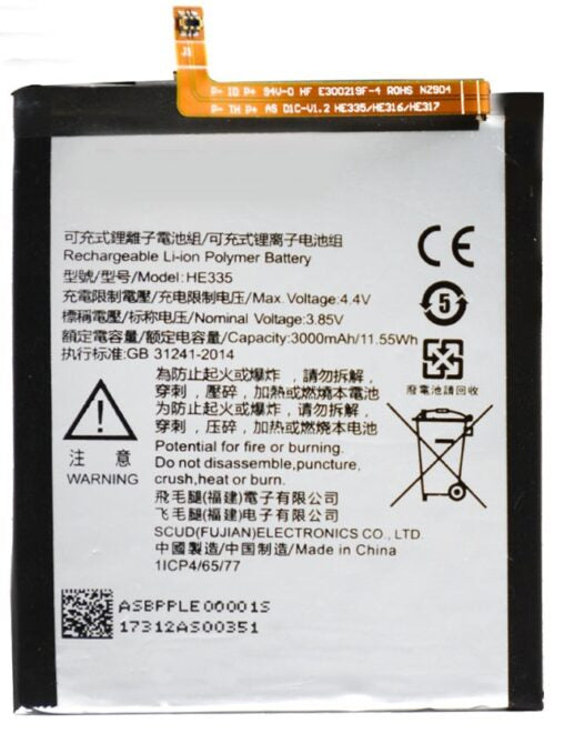 Original Compatible Battery For Nokia 5 / HE3353000mAh Genuine Battery image 0
