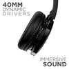 boAt Rockerz 370 Bluetooth Wireless On Ear Headphone with Mic (Buoyant Black) image 5
