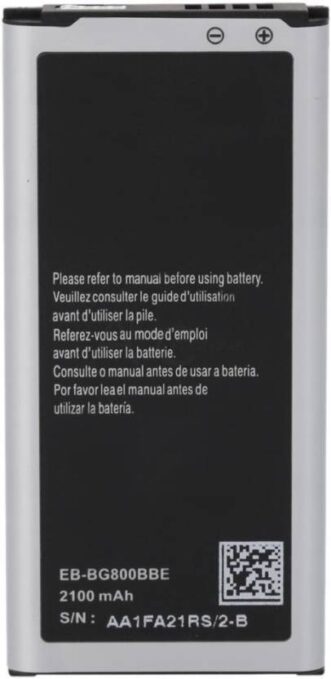Original Compatible Battery For Samsung Galaxy S5 EB-BG900BBC / EB-BG900BBU2800mAh Genuine Battery image 1