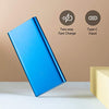 MI 10000mAh 3i Lithium Polymer Power Bank Dual Input(Micro-USB and Type C) and Output Ports 18W Fast Charging (Metallic Blue) image 2