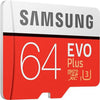Samsung EVO Plus 64GB Micro SD XC Class 10 100 MB/s Memory Card [ Free AKG Head Phone ] image 2