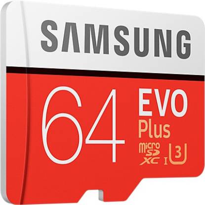 Samsung EVO Plus 64GB Micro SD XC Class 10 100 MB/s Memory Card [ Free AKG Head Phone ] image 2