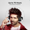 boAt Rockerz 450 Pro On Ear Bluetooth Headphones with Upto 15 Hours Playback, ASAP Charge, 40MM Drivers, Padded Ear Cushions and Dual Modes(Luscious Black) image 1