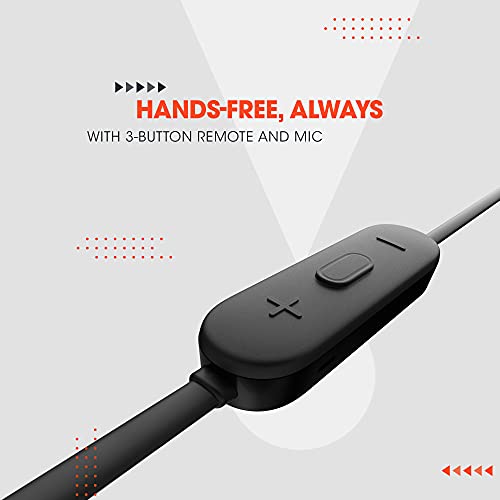 JBL Tune 215BT, 16 Hrs Playtime with Quick Charge, in Ear Bluetooth Wireless Earphones with Mic, 12.5mm Premium Earbuds with Pure Bass, BT 5.0, Dual Pairing, Type C & Voice Assistant Support (Black) image 8