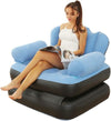 Inflatable Chair,Portable 5 In 1 Inflatable Double Layer Sofa, Unfolding Can Serve As a Bed, Carrying Capacity Of 200kg,Durable and Wear-resistant, Suitable for Indoor and Outdoor Cam image 1