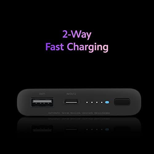 MI Lithium Ion Xiaomi Wireless Power Bank 10000mAh | 22.5W Fast Charging (USB-A) | 10W Wireless Charging | Two-Way Fast Charging | Fast Charging USB C Input Port -Black image 4