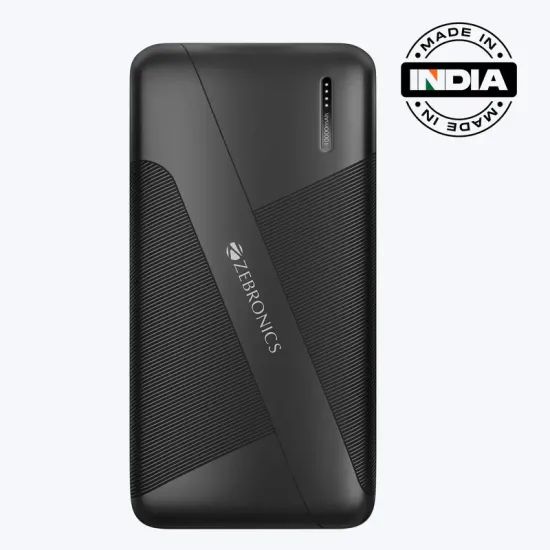 ZEBRONICS Power Bank 10000 mAh (Energi Pod PB17) image 0