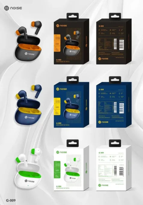 Black G-009 air pods earbuds, 5 Hours, Mobile image 3