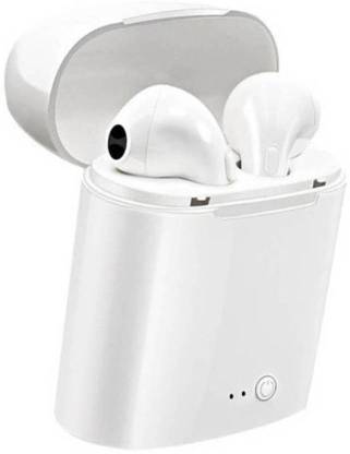 TWS i12 Blutooth Headset - White Bluetooth Headset with Mic Bluetooth Headset(White, True Wireless) image 0