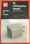 White Mi 27W SonicCharge Superfast charger With C Type Data Cable image 4