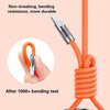 120W 3A Super Fast Charger - 3-in-1 Zinc Alloy Charger Cable with Type C, Liquid Silicone, and Micro USB - Ultimate Charging Solution image 6
