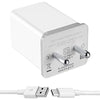 Original Type-C Fast Charger for OPPO A9 2020 / A 9 2020 Charger Original Adapter Like Wall Charger | Mobile Charger | Fast Charger | Android USB Charger With 1 Meter USB Type C Charging Data Cable (2 Amp, TOC3, White) image 0