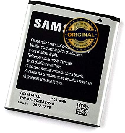 (100% Care OG) Mobile Battery 1500mAh Compatible for Samsung Galaxy Grand Duos S7562 / 7562 / Galaxy S3 Mini/Ace 2 i-8160 / S-7568 / i-8160 / S-7582 / i-8190 EB-425161LU image 0