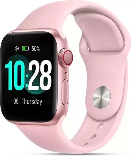 T700 Smart Watch Series 8 For Man & Women (Free Size) Smartwatch - Pink image