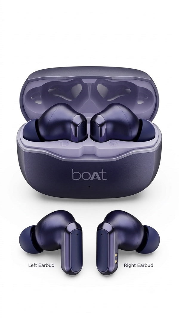 boAt True Wireless Bluetooth Earbuds with Charging Case | Deep Blue | Immersive Sound | Fast Pairing | Comfortable In-Ear Fit