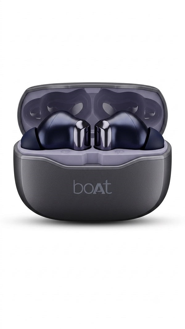 boAt True Wireless Bluetooth Earbuds with Charging Case | Deep Blue | Immersive Sound | Fast Pairing | Comfortable In-Ear Fit