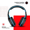 boAt Rockerz 510 Over Ear Bluetooth Headphones with Upto 20 Hours Playback, 50MM Drivers, Padded Ear Cushions and Dual Modes(Furious Blue) image 3
