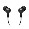 JBL C100SI Wired In Ear Headphones with Mic, JBL Pure Bass Sound, One Button Multi-function Remote, Angled Buds for Comfort fit (Black) image 0