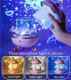 Star Projector Night Light Projector, 360° Rotating Baby Light Projector USB Light for Kids,6 Films Sensory Lights for Babies,Kids Night Light Projector,5 Colors Baby Night Light image 3