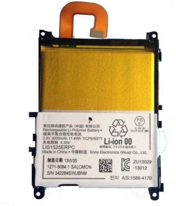 Original Compatible Battery For SONY XPERIA Z1 / LIS1525ERPC3000mAh Genuine Battery image 0