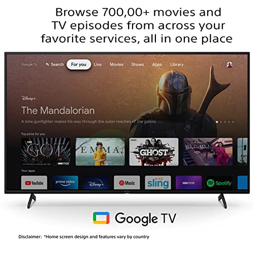 Sony Bravia 164 cm (65 inches) 4K Ultra HD Smart LED Google TV (Black) image 1