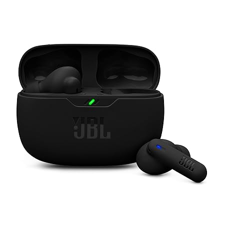 JBL Wave Beam 2 Ear Buds Wireless BluetoothV5.3, Active Noise Cancellation Earbuds,Multi Connect, App for Customized Extra Bass Eq, Relax Mode,Speed Charge, 40H Playback, Fast Pair, 4 Mics,IP54(Blue) image 8