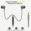 pTron Pride Lite HBE (High Bass Earphones) in-Ear Wired Headphones with in-line Mic, 10mm Powerful Driver for Stereo Audio, Noise Cancelling Headset with 1.2m Tangle-Free Cable & 3.5mm Aux (Grey) image 6