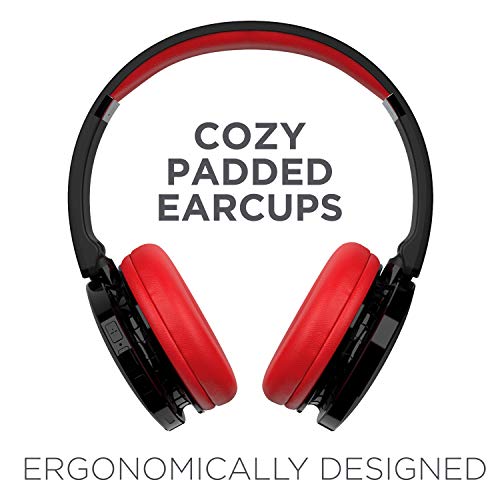 boAt Rockerz 370 Bluetooth Wireless On Ear Headphone with Mic (Fiery Red) image 5