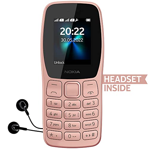 Nokia 110 Dual sim Keypad Camera Phone with Wireless FM Radio, Free Earphone, Snake Game image 2