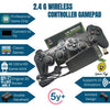 2.4G Wireless Controller Gamepad,4k Ultra HD Game Stick-Supports Wireless Dual Play,3000+ Classic Games,35 Hrs Continuous Gameplay,Video Games for Kids-USB Rechargeable image 1