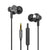 pTron Pride Lite HBE (High Bass Earphones) in-Ear Wired Headphones with in-line Mic, 10mm Powerful Driver for Stereo Audio, Noise Cancelling Headset with 1.2m Tangle-Free Cable & 3.5mm Aux (Grey) image 0